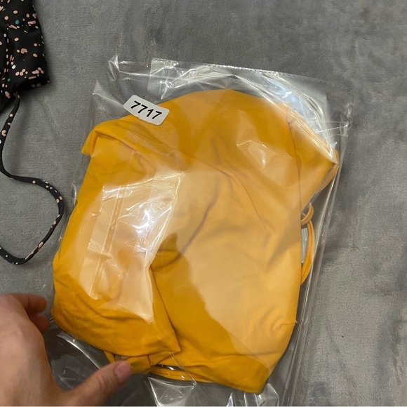 New! OCHIE Olivia off the shoulder lace-up swimsuit nwot 27717 - Picture 8 of 8